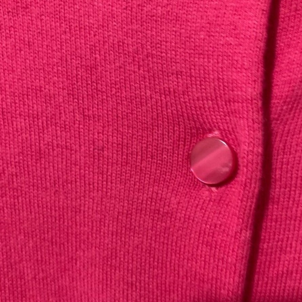 Talbots Cardigan Sweater Womens Large Pink Prep Core Layer Basic Classic Work - Picture 5 of 7